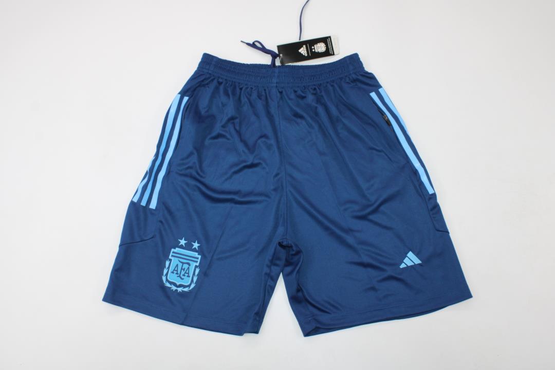 AAA Quality Argentina 22/23 Blue Training Soccer Shorts